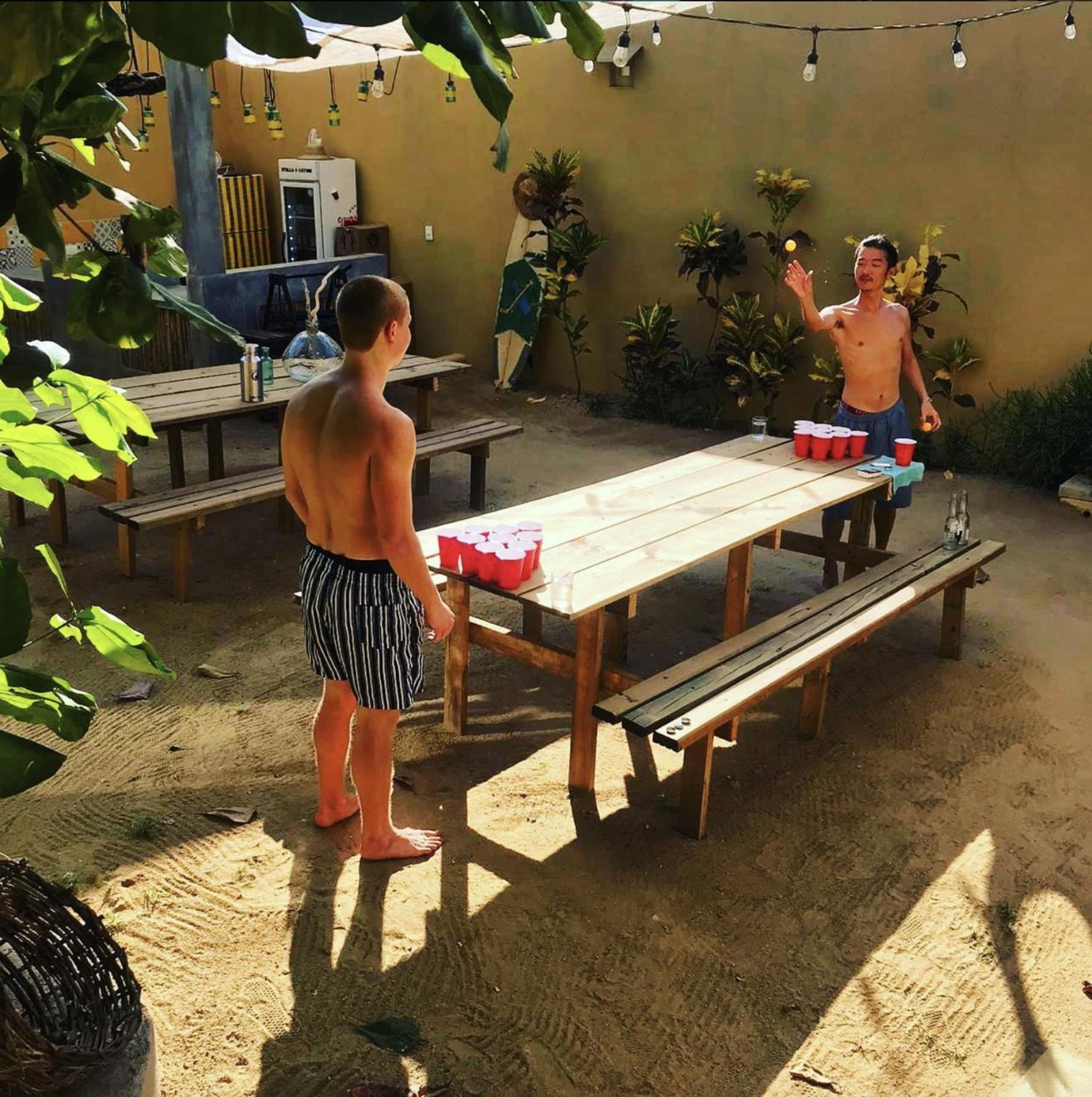La Palmera Hostel Пуэрто-Эскондидо Экстерьер фото